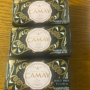 Camay chic bar soap  3 pack with elegant scent